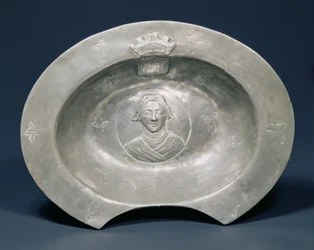 Blødeskål, fransk, 1400-tallet, tin